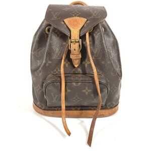 LOUIS VUITTON M51137 Monogram Mini Montsouris bag Backpack MonogramCanvas Brown